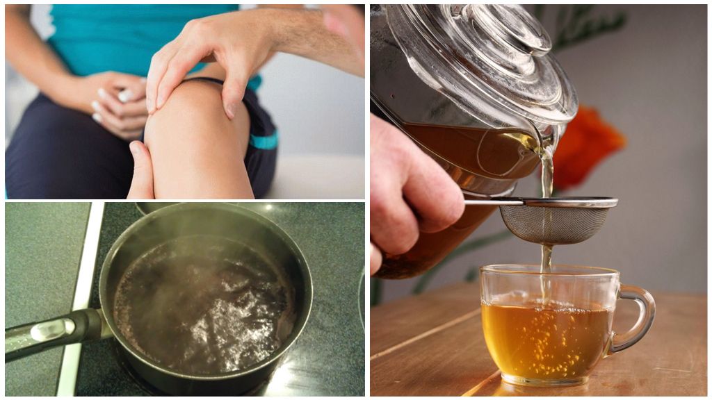 Отвары из трав при артрозе