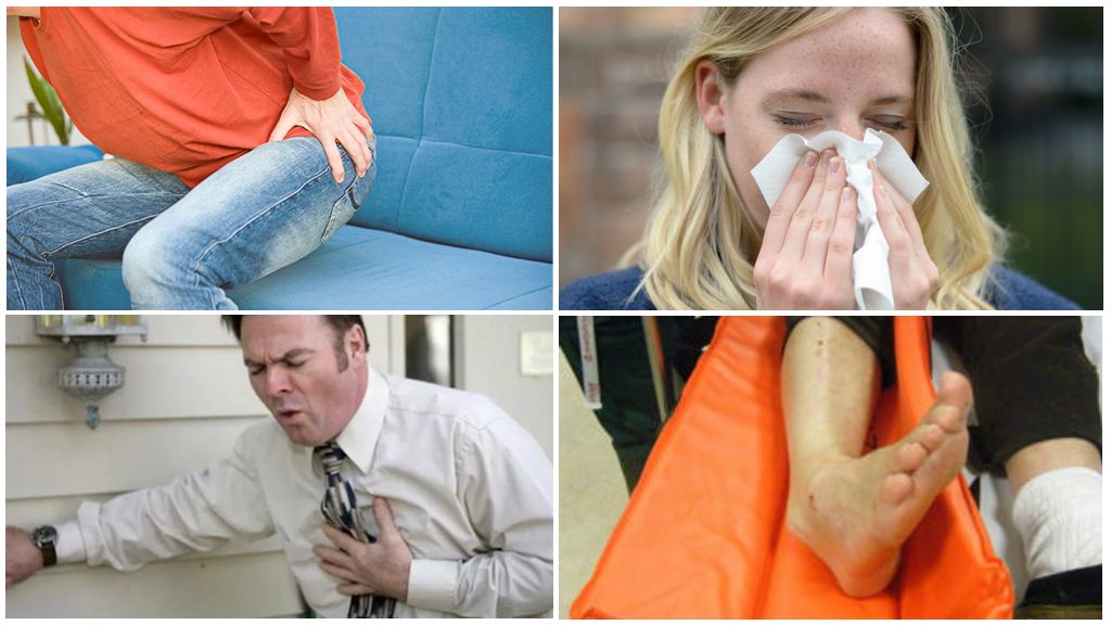 Противопоказания к выполнению упражнений